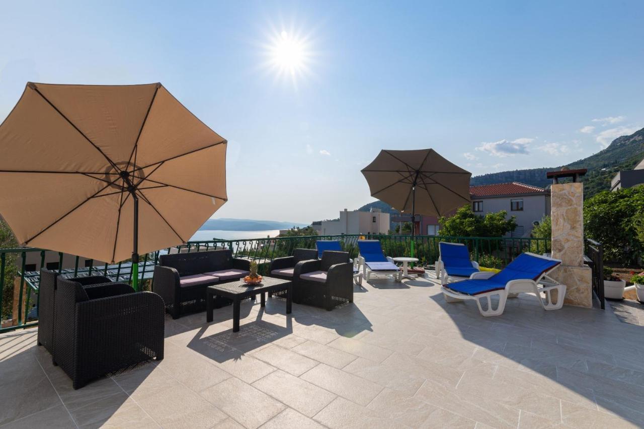 Navis Sea View Apartment With Pool Makarska Zewnętrze zdjęcie