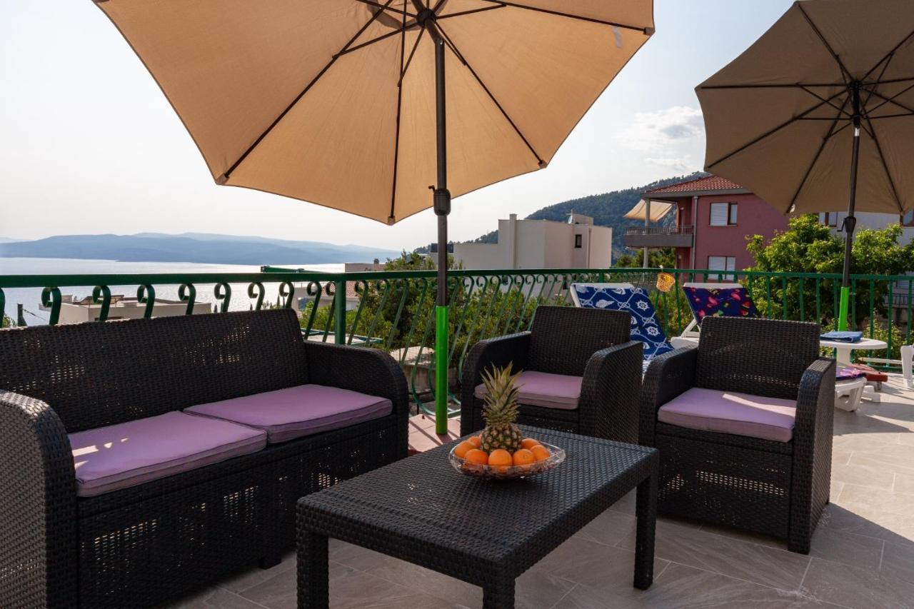 Navis Sea View Apartment With Pool Makarska Zewnętrze zdjęcie