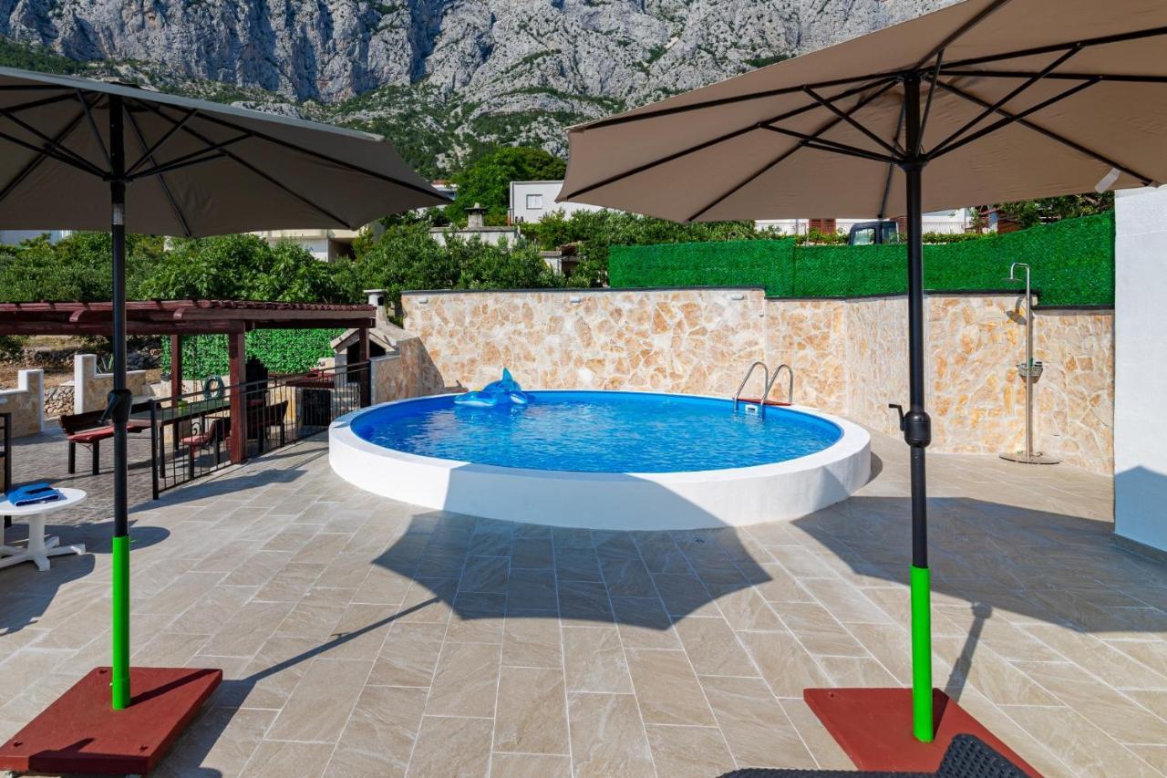 Navis Sea View Apartment With Pool Makarska Zewnętrze zdjęcie