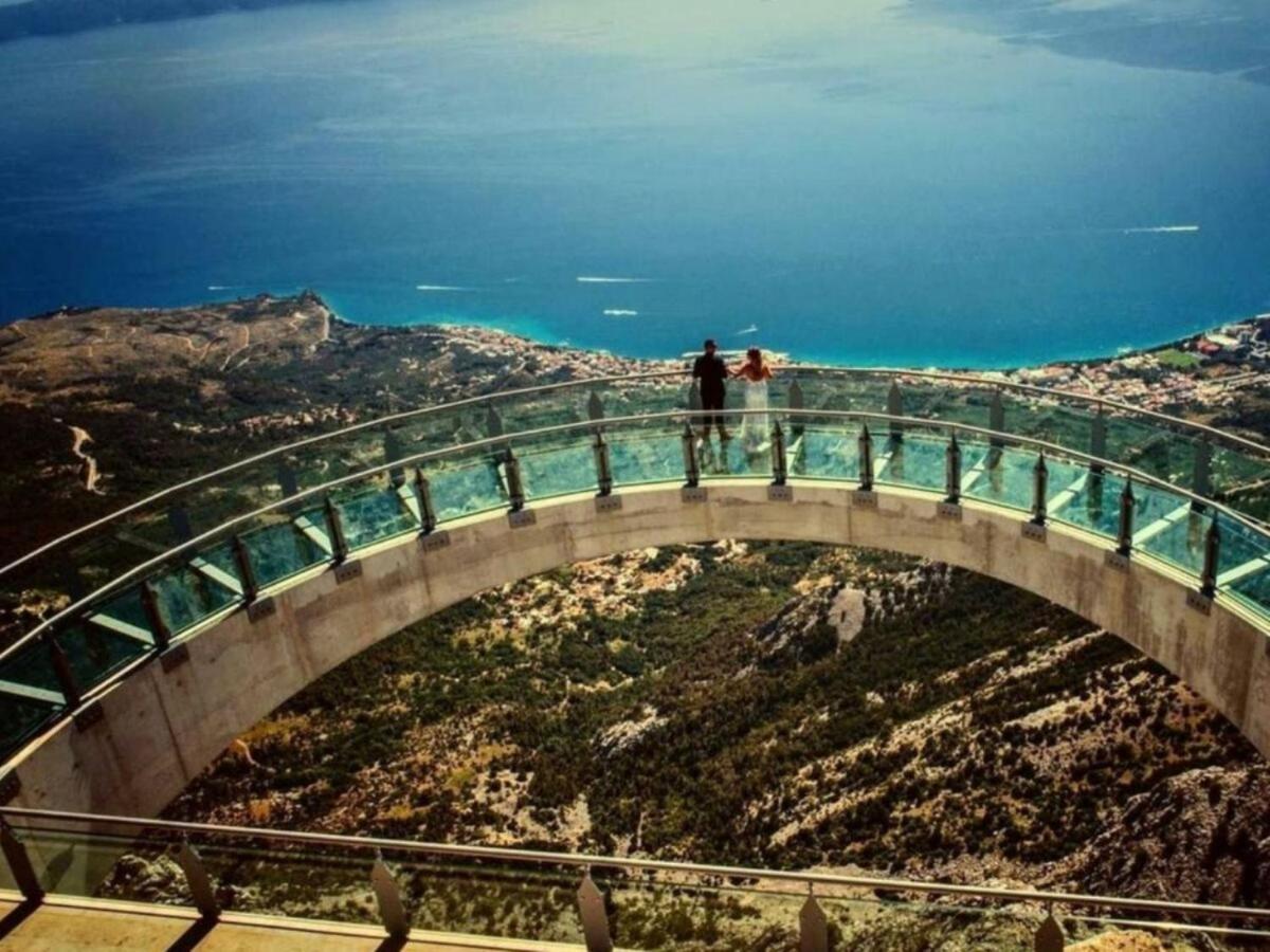Navis Sea View Apartment With Pool Makarska Zewnętrze zdjęcie